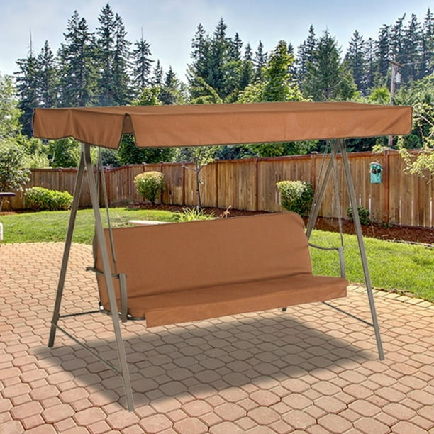 Person Pergola Swing Replacement Canopy, Outdoor Patio Pergola Swing Replacement Canopy